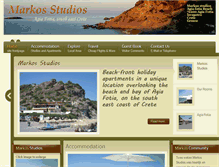 Tablet Screenshot of markos-studios.com